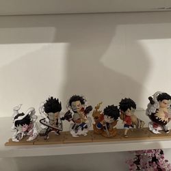 MIGHTY JAXX HIDDEN DISSECTIBLES ONE PIECE SERIES 6 LUFFY GEAR 5. LOT SET