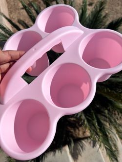 Pink cup holder