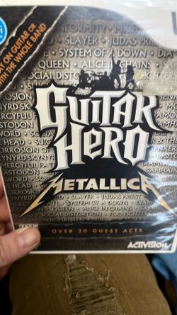 Guitar hero Metallica Nintendo Wii game