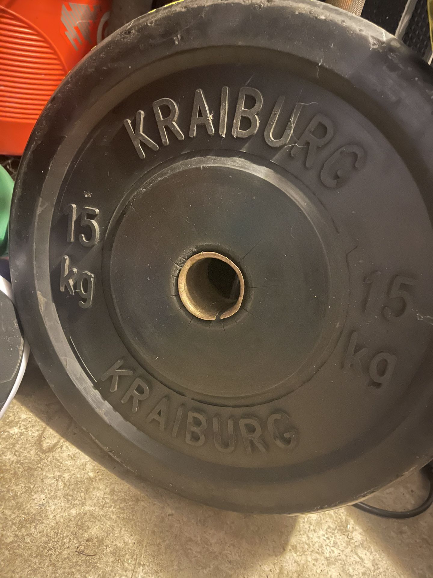 Kraiburg 15kg Weight Bumper Plates