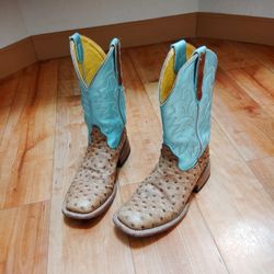 Cavalier Ostriches Cowgirl Boots 