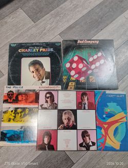 Lot of 5 Vintage Vinyl Records