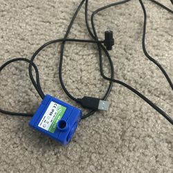 Pet water fountain replacement pump with light dr-dc160 ip68  dc 1.5v usb plug 