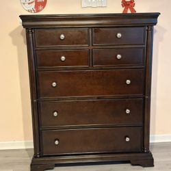Tall Wood Dresser