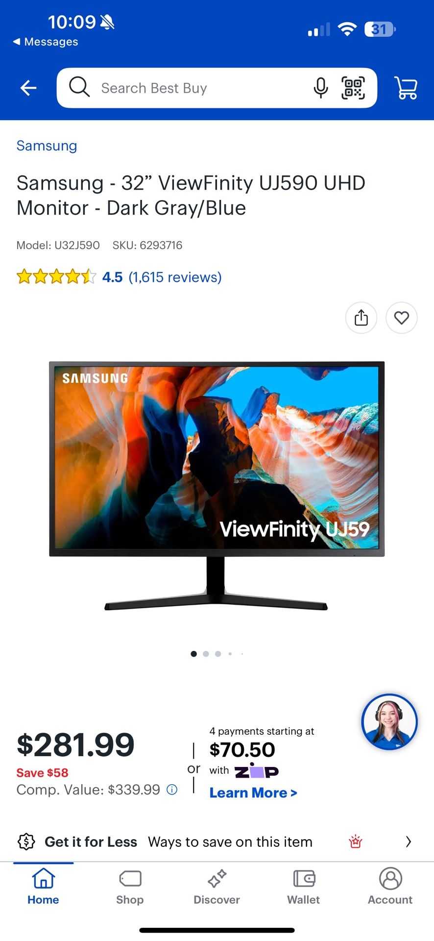 Samsung ViewFinity 32” Monitor