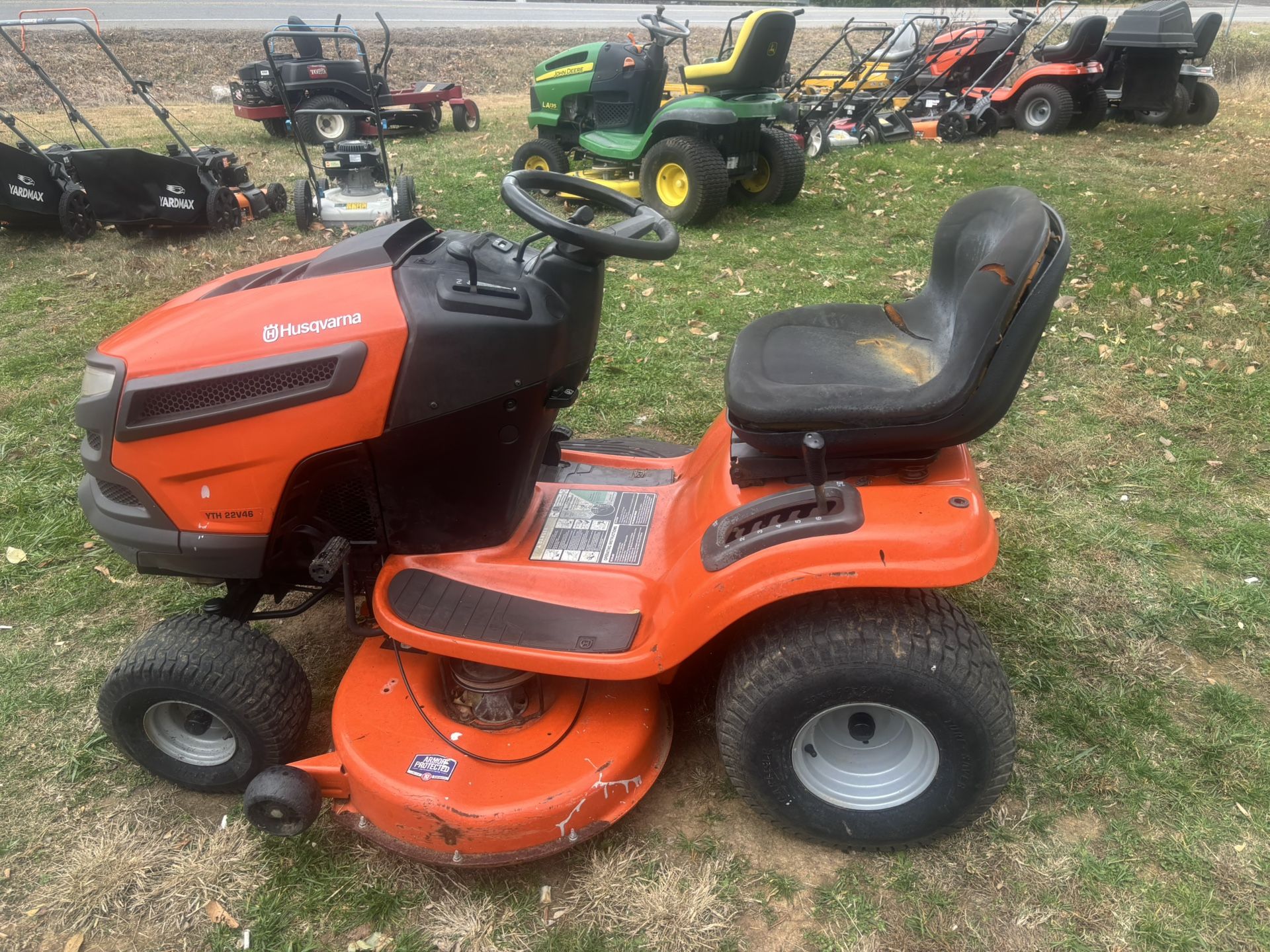 Nice Husqvarna Runs Mows Cuts Great