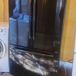 SAMSUNG FRENCH DOOR GOOD CONDITION WORKING COOLER FREEZER ICE MAKER 