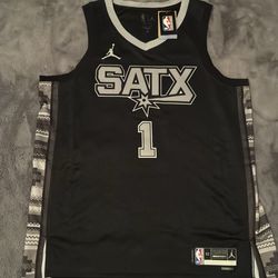 Wembanyama #1 NBA San Antonio Spurs size (52) XL Jersey