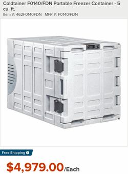 Coldtainer Portable Refrigerator F0330/NDN and Freezer F0140/FDN