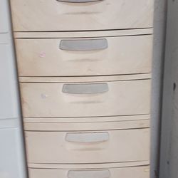 Plastic Storage Cabinet With Eight Drawers