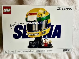 LEGO Ayrton Senna Helmet 43024 931pcs 14+ Display Stand Included Set