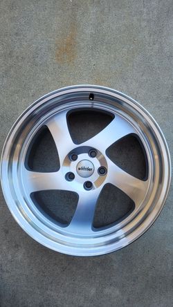 Whistler KR1 Silver Machined Face wheels 19x10