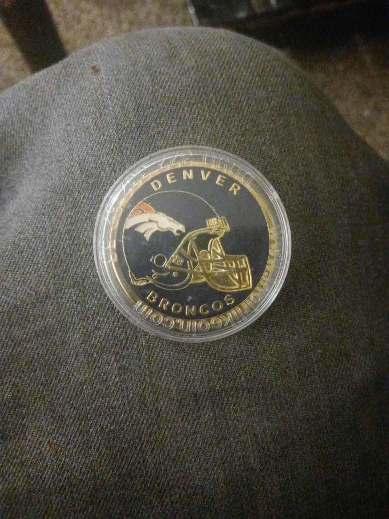 Denver Broncos Operation Iraqi Freedom Coin