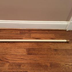 Adjustable Shower Curtain Tension Rod- Beige/brown