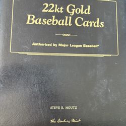 22kt Gold Baseball Cards