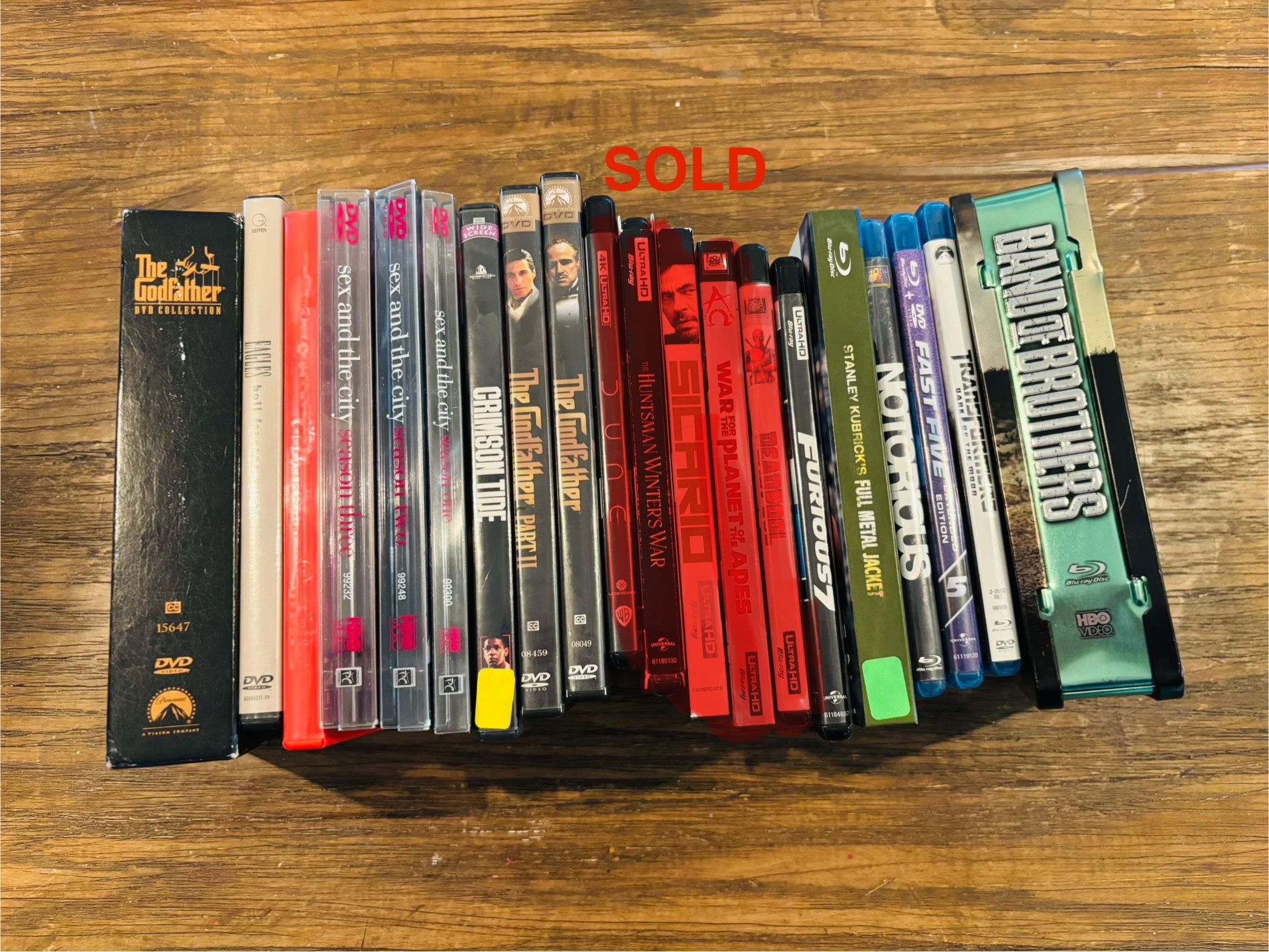 DVD’s and Blu Rays