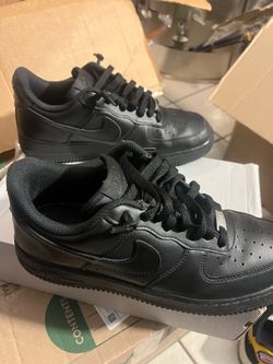 Size 8.5 Nike Slam Jam Air Force 1 Black Shoes Low