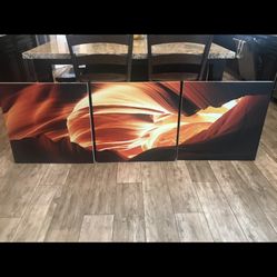 3 Piece Large Canvas Art 