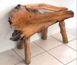 Teak Bench For Sale - Only Used Has A Decor✨✨Please Read Description