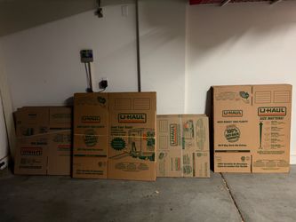 79 U-Haul Moving Boxes