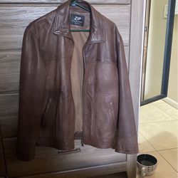 Brown Leather, Italian Jacket
