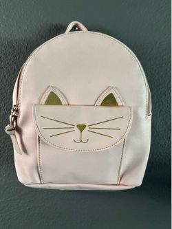 Pastel Pink Cat Backpack