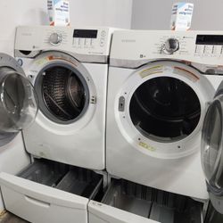 💯👌SAMSUNG SET STEAM WASHER AND ELECTRIC DRYER 👌 