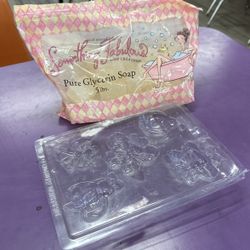 Soap And Two Soap Molds