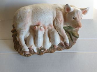 1985 HOMCO Pig mom & Piglets