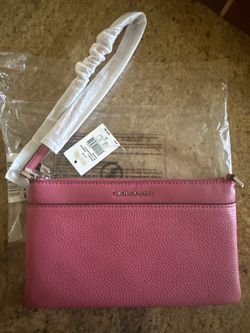 Brand New Michael Kors Pink Wristlet Purse with tags