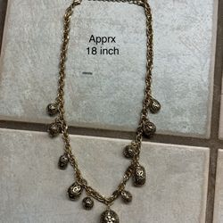 Vintage Necklace 18 Inch.  DADS ESTATE