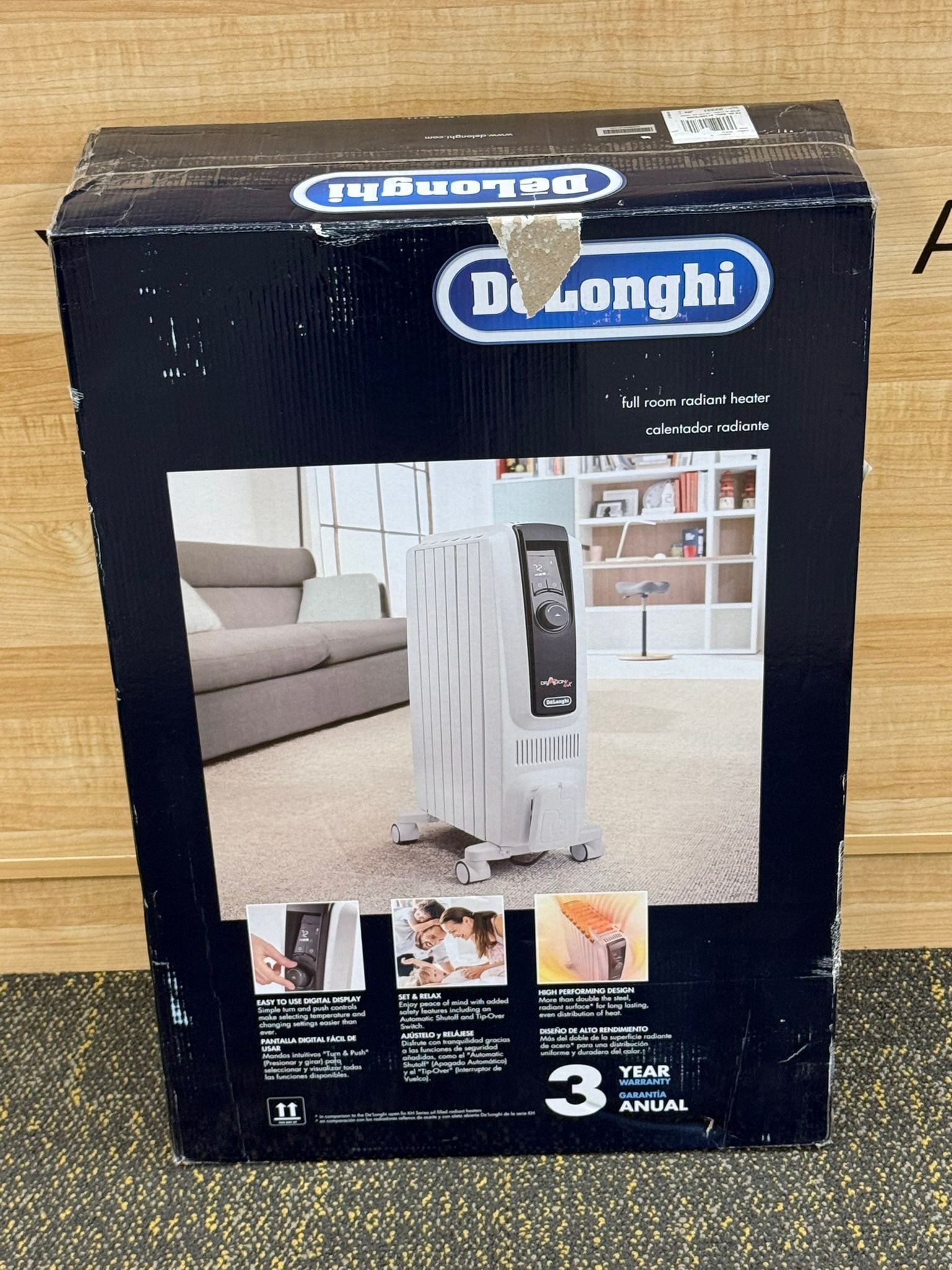 De'Longhi Dragon 4 PRO Digital Oil Filled Radiator Heater