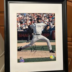 Mariano Rivera Signed Picture (in frame) W/ Cert Of Authenticity $200 OBO