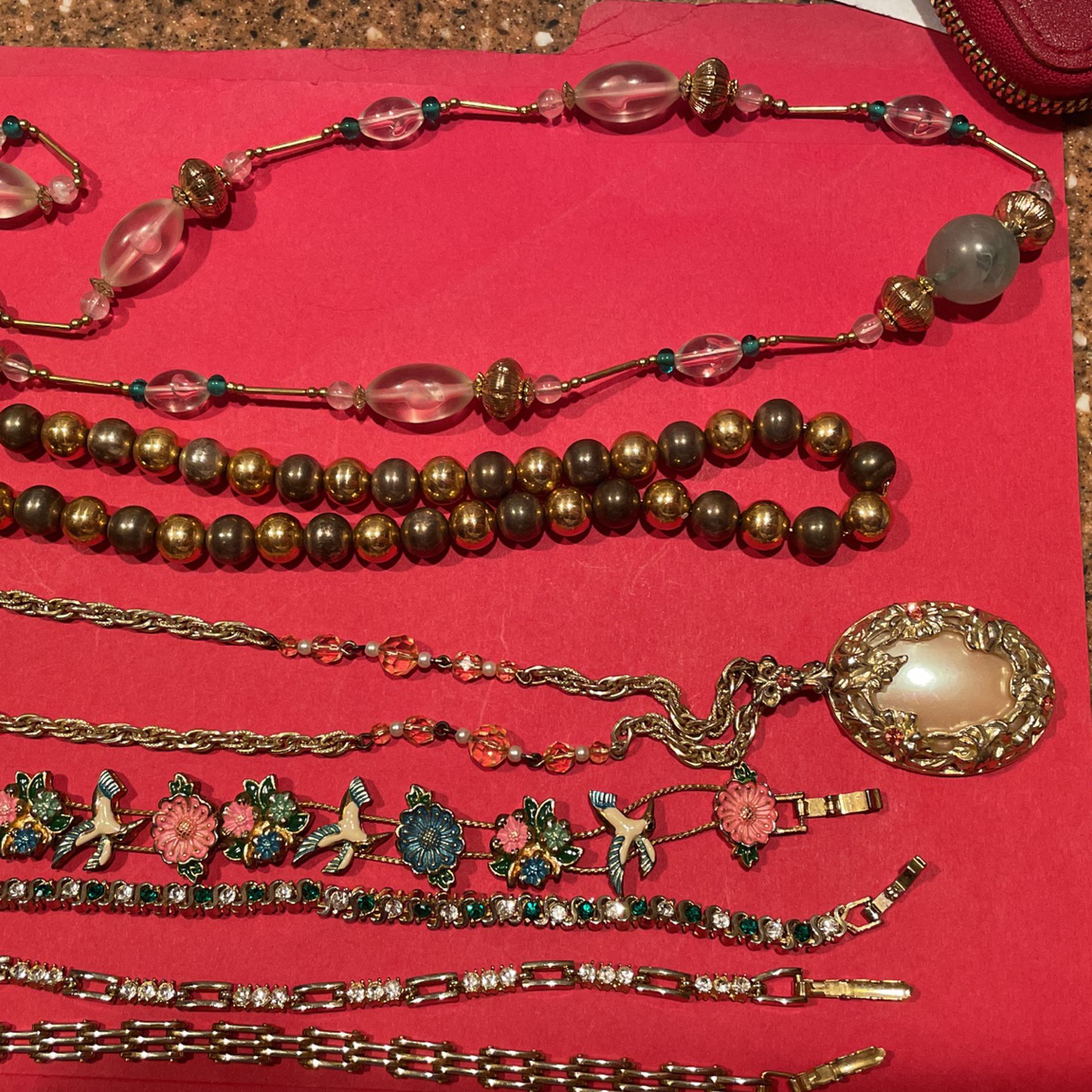 All For $20…Vintage 3 Necklaces And 4 Bracelets 