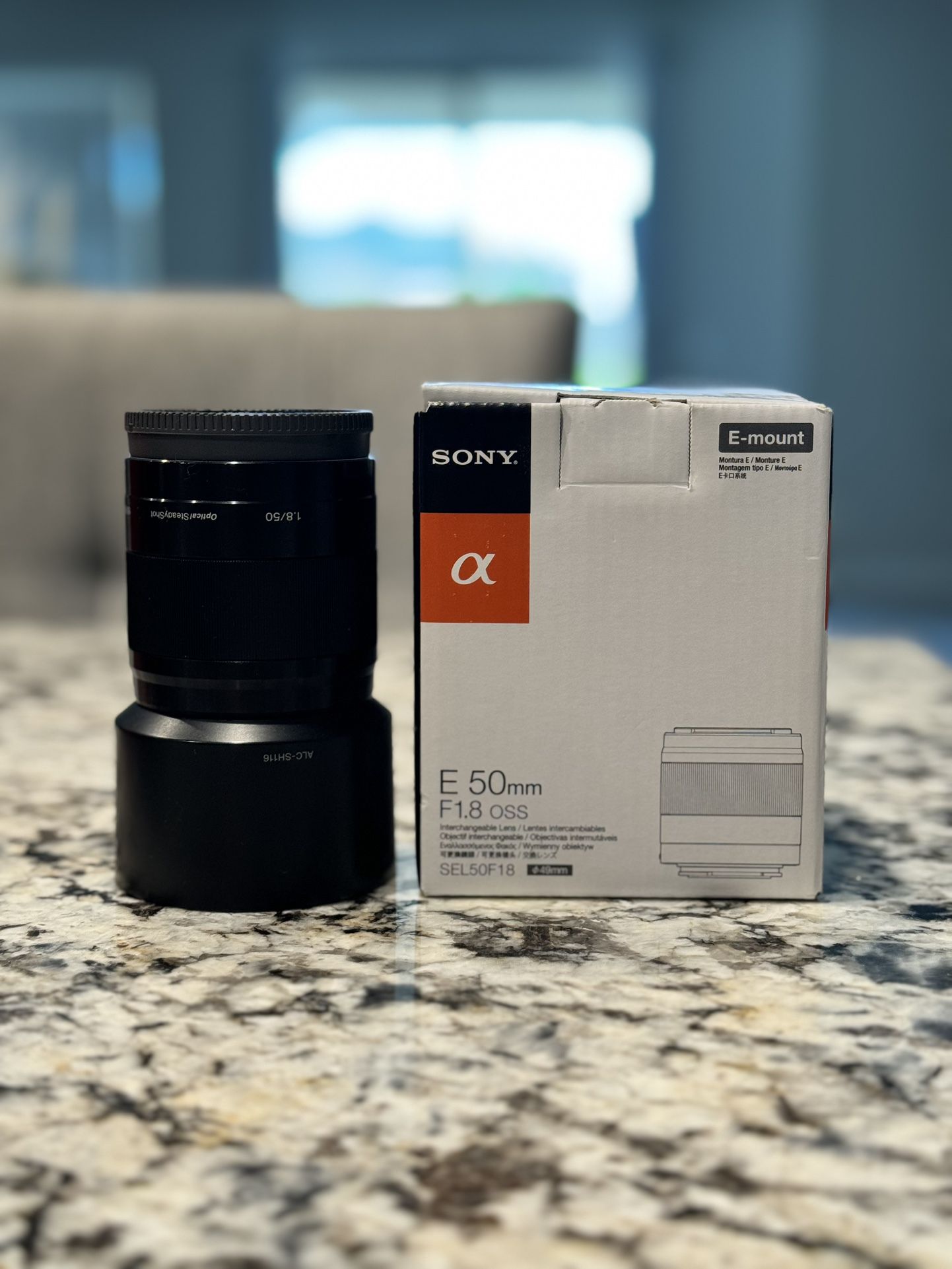 Sony 50mm f1.8 Lens