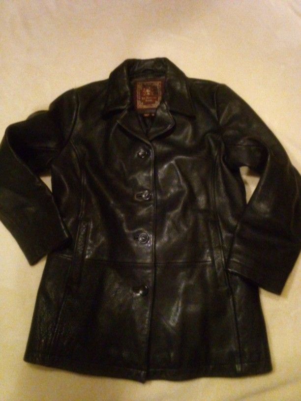 Women's Black Leather Jacket