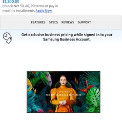 Samsung 75” 4K TV + Premium Full Motion Chief Wall Mount + Remote 