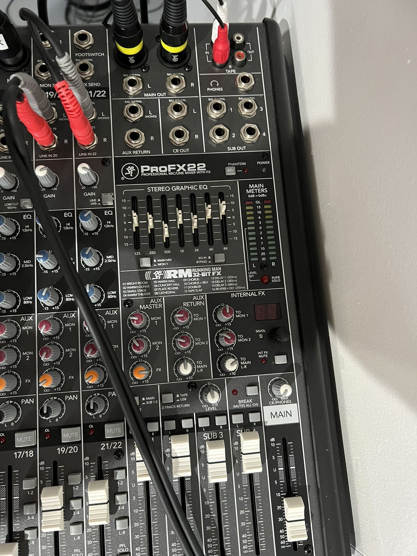 Mackie PROFX22 Professional 4 bus Effects Mixer for Sale in Montebello