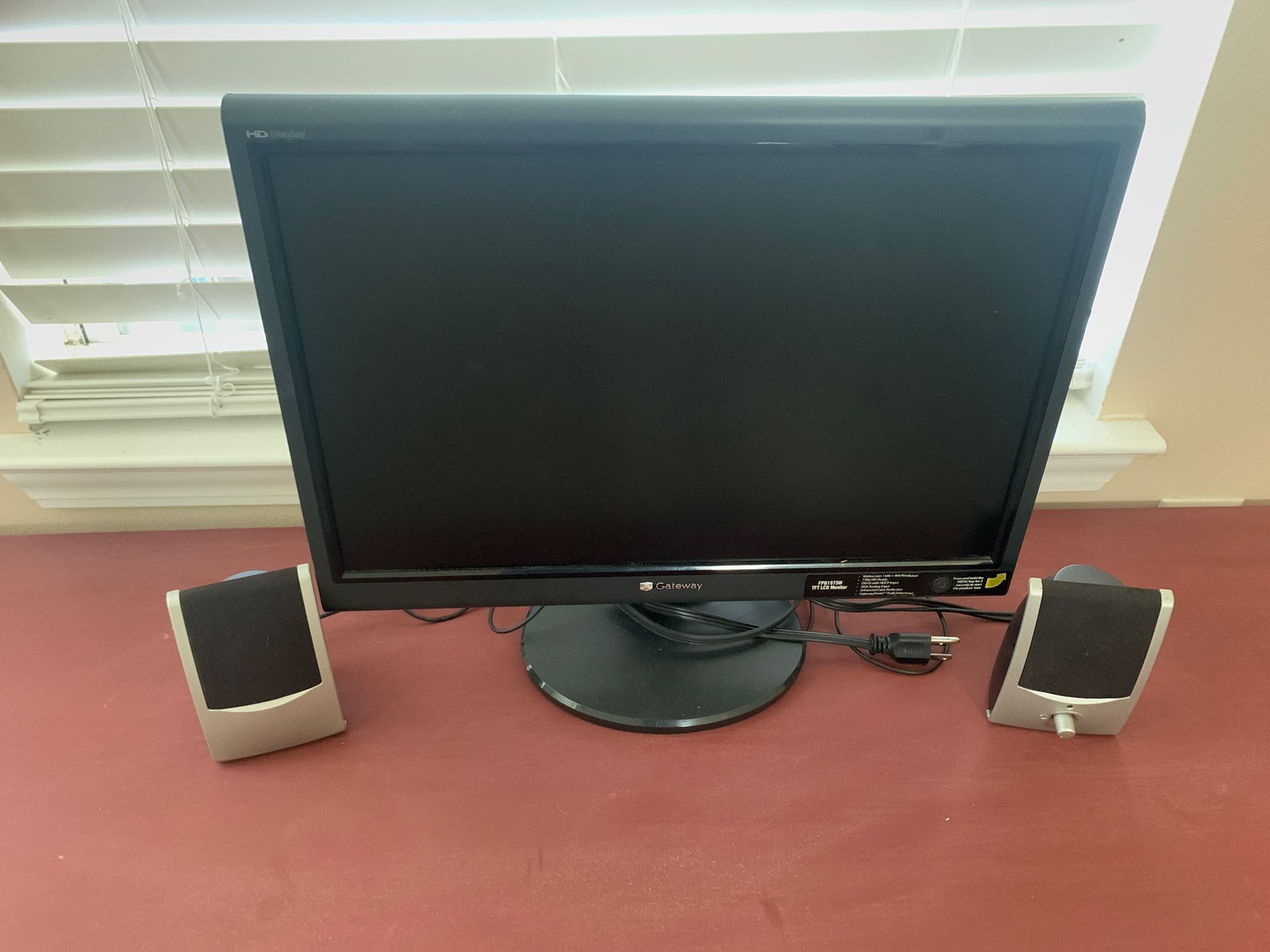 Computer monitor only, speakers have been sold