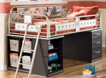 Loft bed set