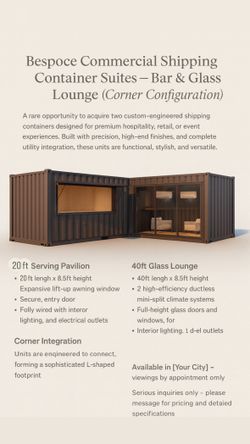 🚢✨ Commercial Shipping Container Suite ✨🚢