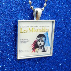 Les Miserables Soundtrack Album Cover Pendant Necklace 