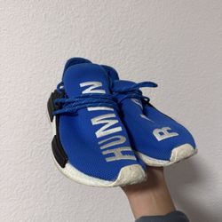 Size 11 Blue Adidas Human Race