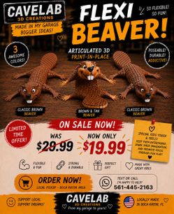 Flexi Beaver great fun touching and feeling