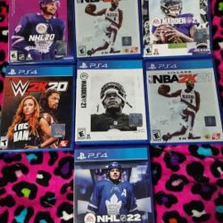 PS4 Sport Games, $5 Each
