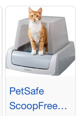 PetSafe ScoopFree Self-Cleaning Litter Box + Hood –