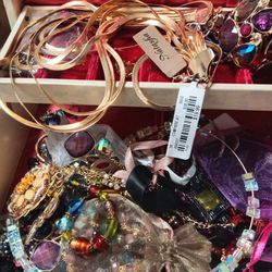 Miscellaneous Jewelry And Box