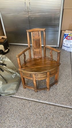Elmwood Chinese Chair 1880’s