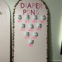 Baby Shower Diaper Pong