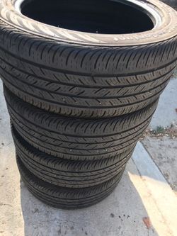 215/50R17 continentals, complete set of 4 used tires